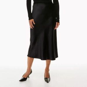 Babaton Slip Satin Maxi Skirt